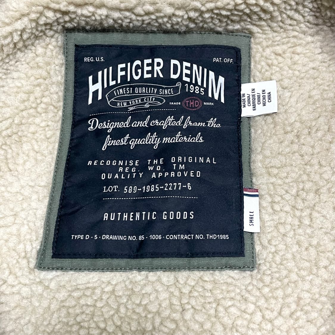 타미힐피거데님 카키 롱 야상점퍼 여성S 상품이미지6