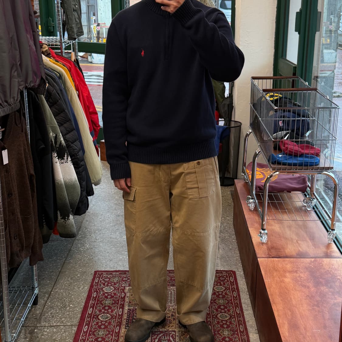 폴로 랄프로렌 헤비코튼 쿼터집 [ 100-105 ] 상품이미지1