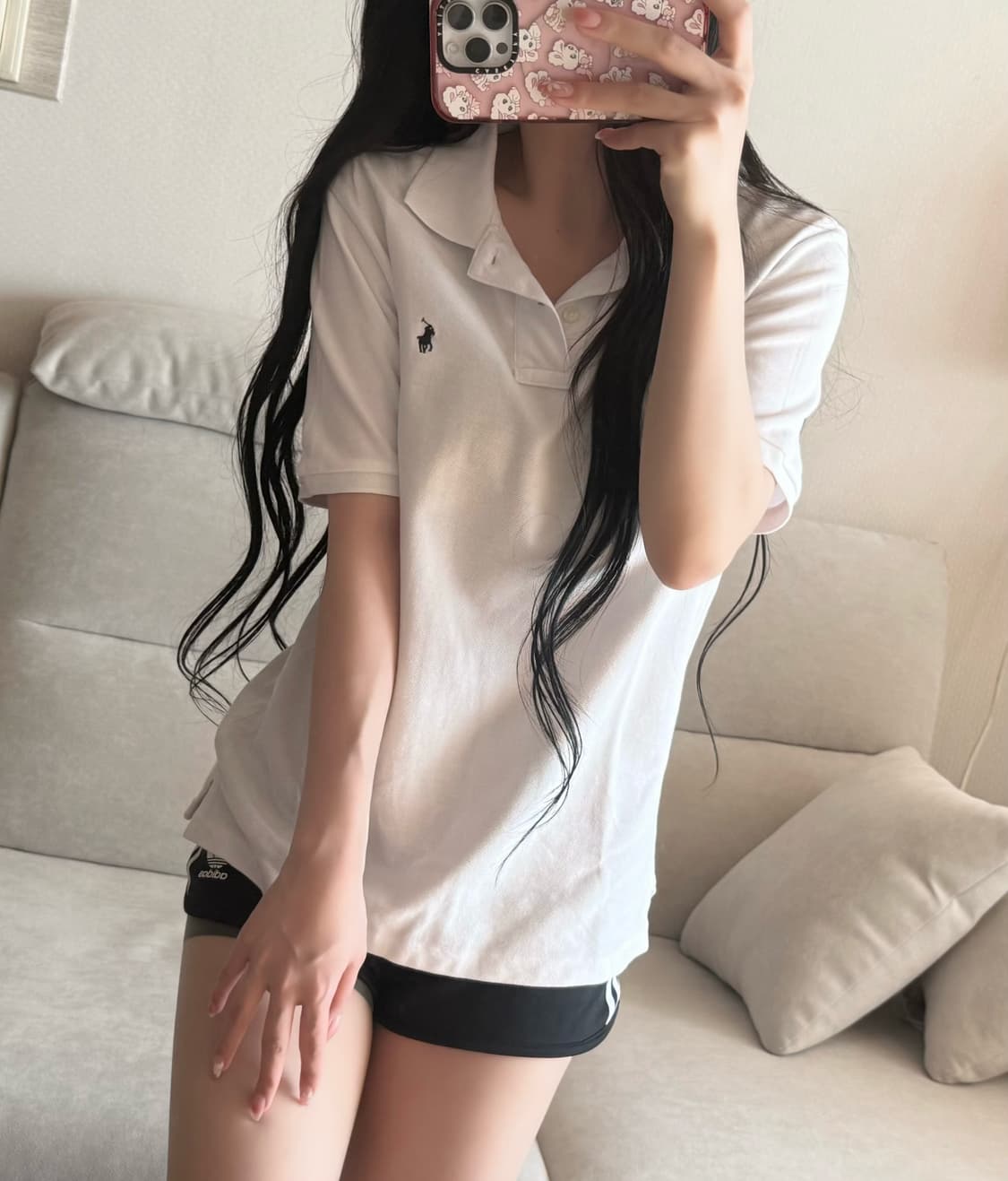 폴로 랄프로렌 화이트 반팔 상품이미지1