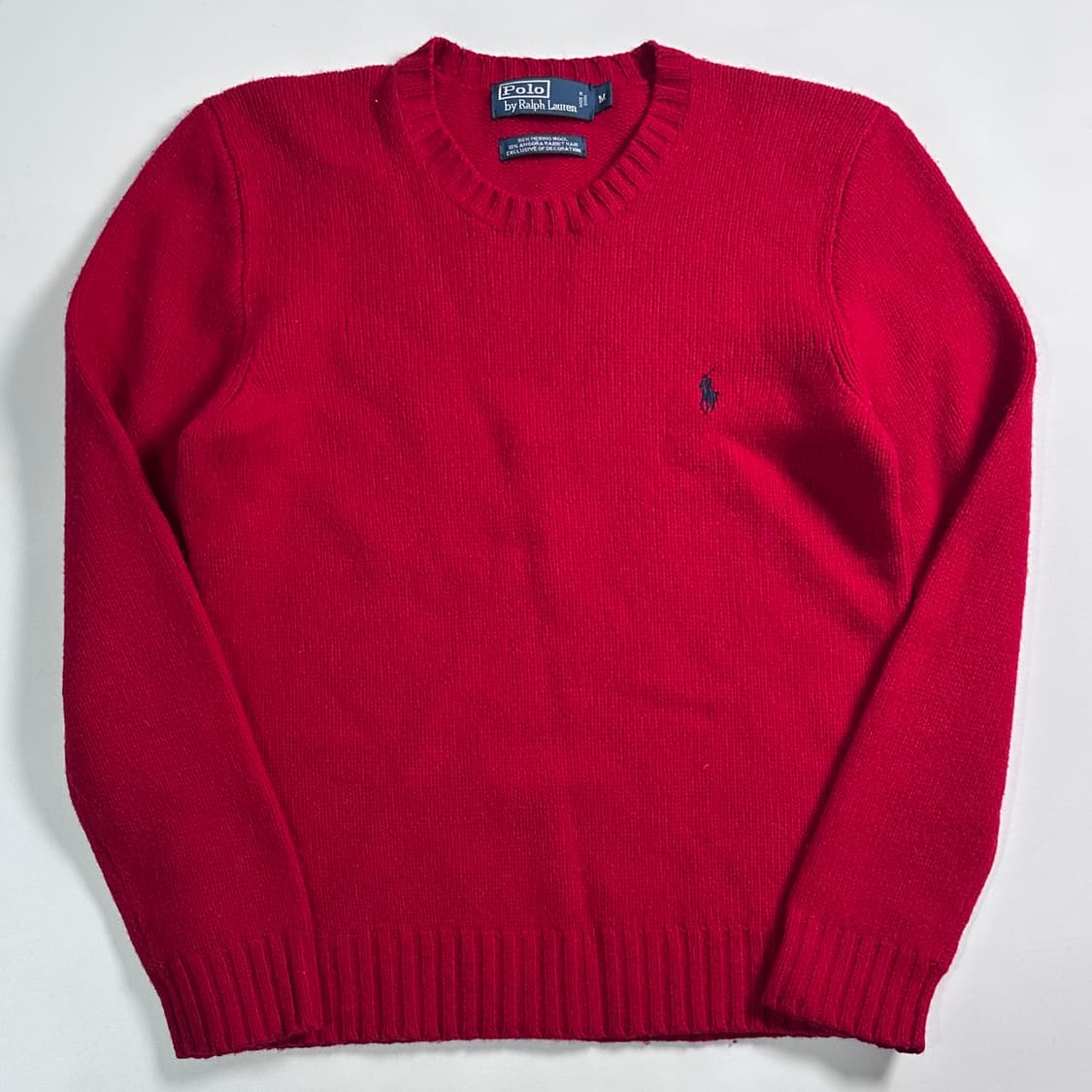 폴로 랄프로렌 레드 메리노 울 니트 상품이미지1