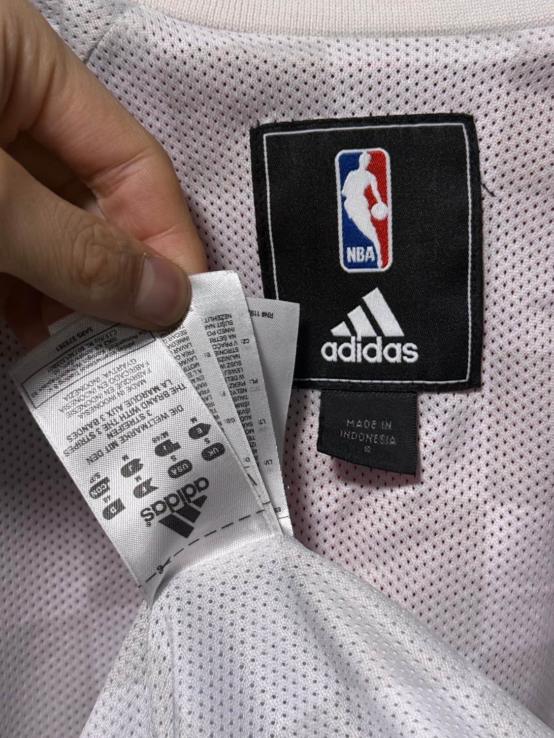 아디다스 NBA 디트로이트 레드 져지 저지 트랙탑 집업 농구 트레이닝 S 상품이미지10