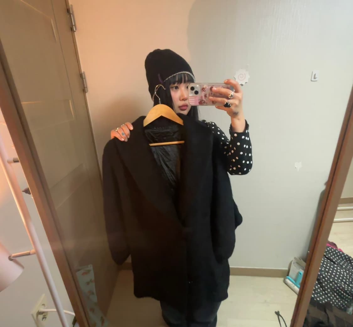 왕단추 한텐 코트 상품이미지1