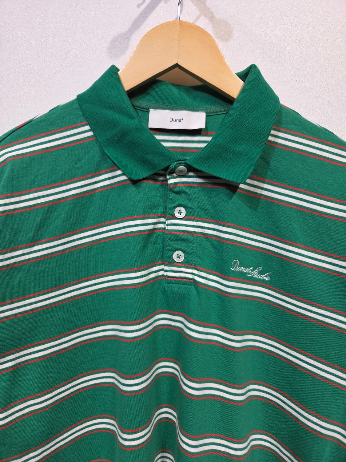 Dunst 던스트 유니섹스 멀티 스트라이프 카라 티셔츠 상품이미지3