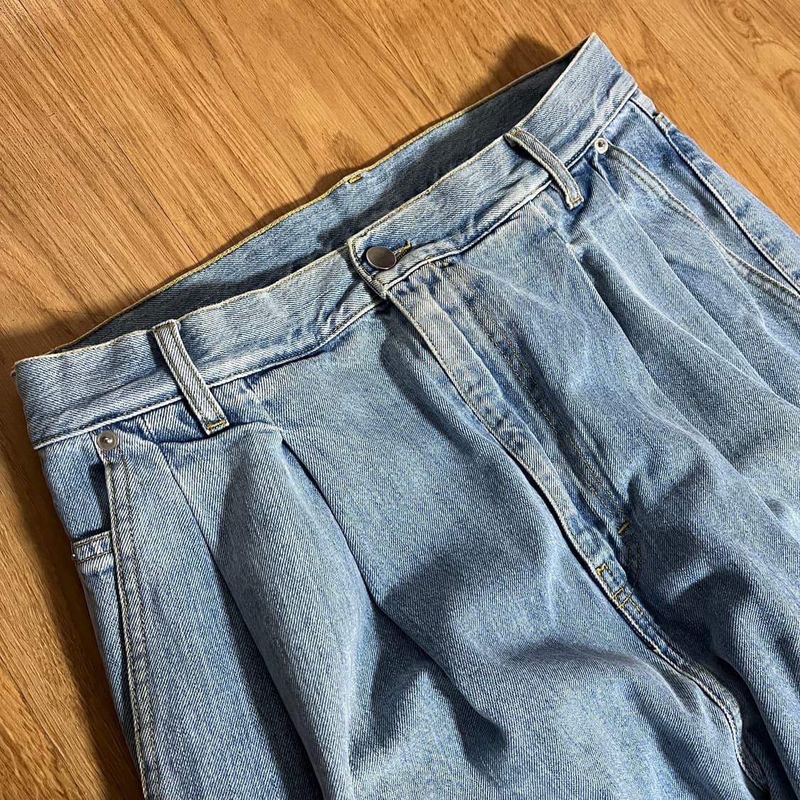 헤드메이너 hed mayner 4플리츠 데님 진 청바지 M 상품이미지2