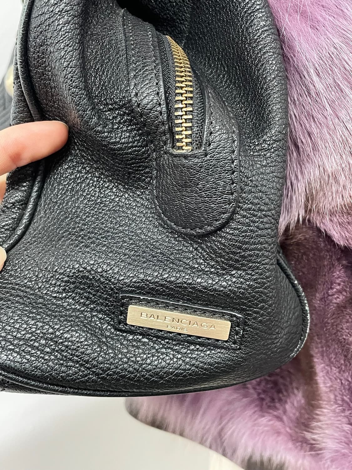 발렌시아가 00s 퀼팅 체인 보스톤백 상품이미지4