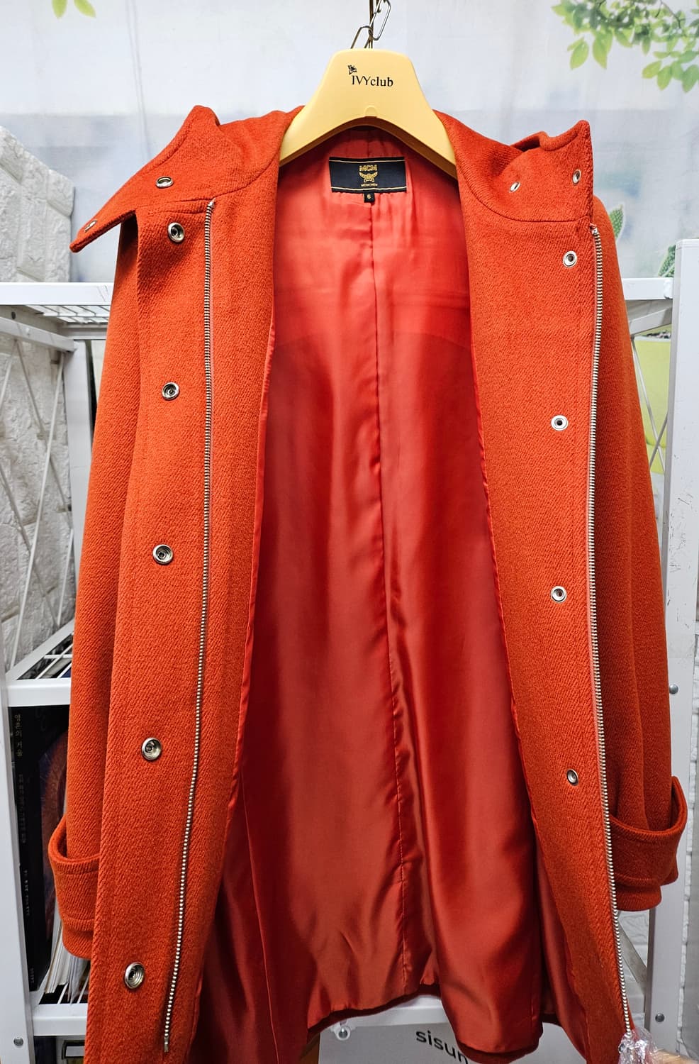 mcm 여성코트 슬림66 울 후드코트 겨울반코트 AD24 상품이미지6