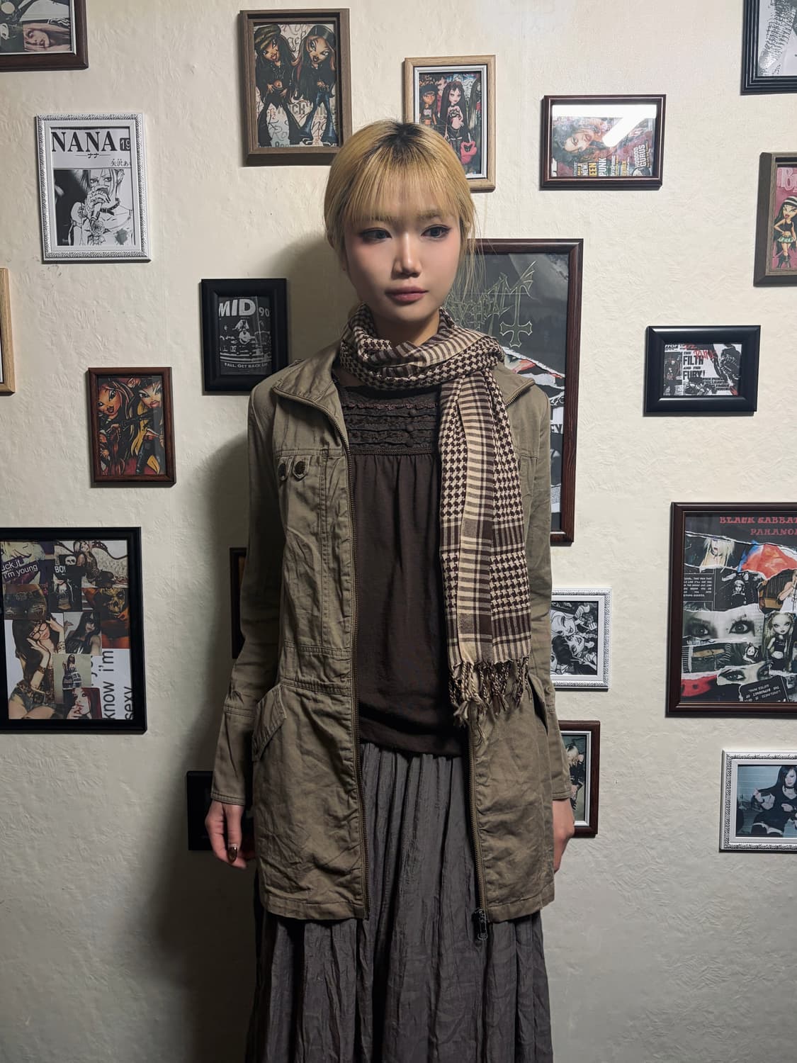 Brown Mori hippie set 상품이미지1