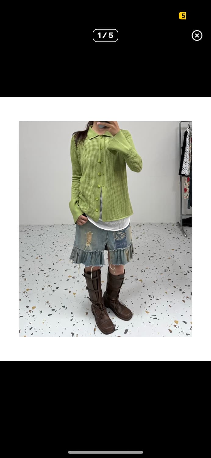 빈티지 니트 가디건 상품이미지1