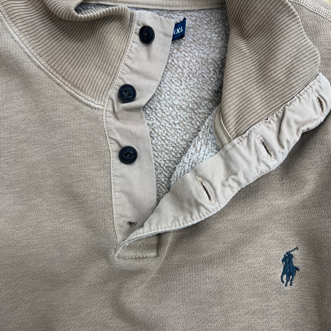 폴로 랄프로렌 하프 버튼 스냅 맨투맨 2XL 상품이미지7