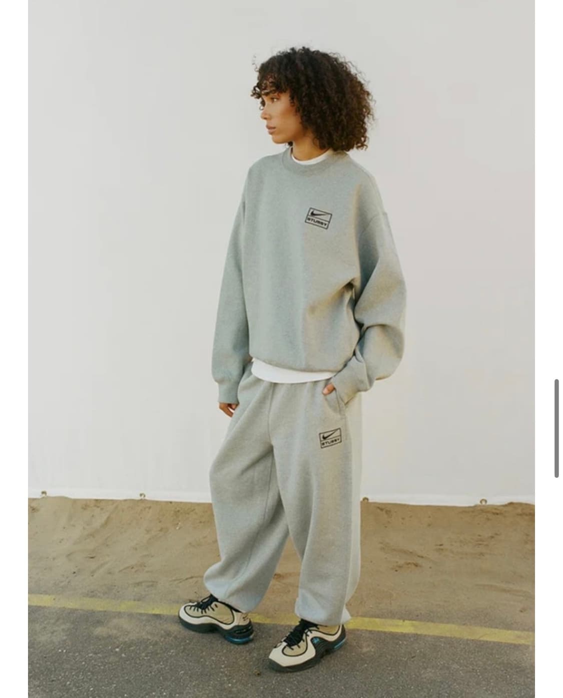 [L] 나이키 스투시 nrg 스웻팬츠 그레이 상품이미지4