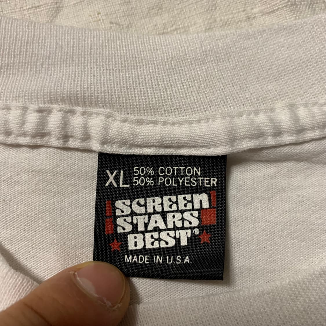 90‘s SCREEN STARS 싱글 스티치 티셔츠 상품이미지4