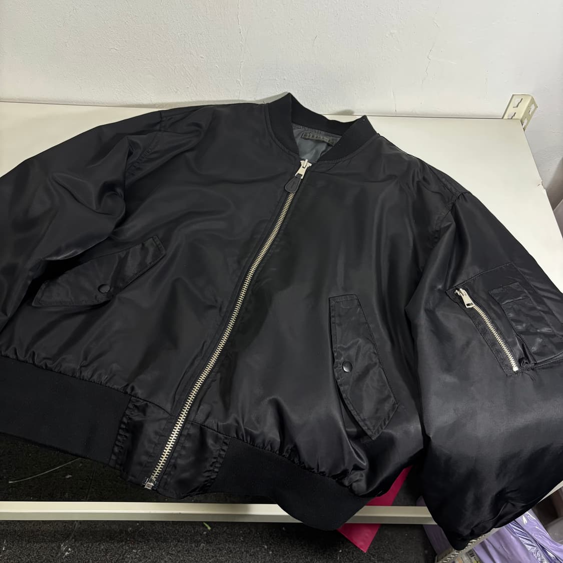 XL 제멋 블랙 MA1 항공점퍼 상품이미지1