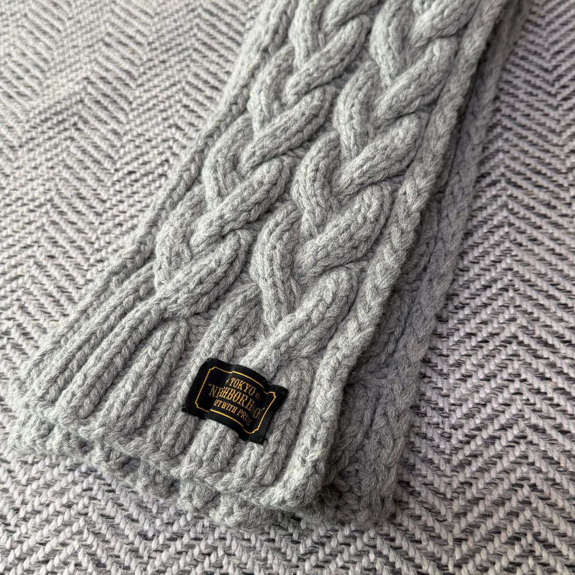 네이버후드 17AW 피셔맨 머플러 상품이미지2