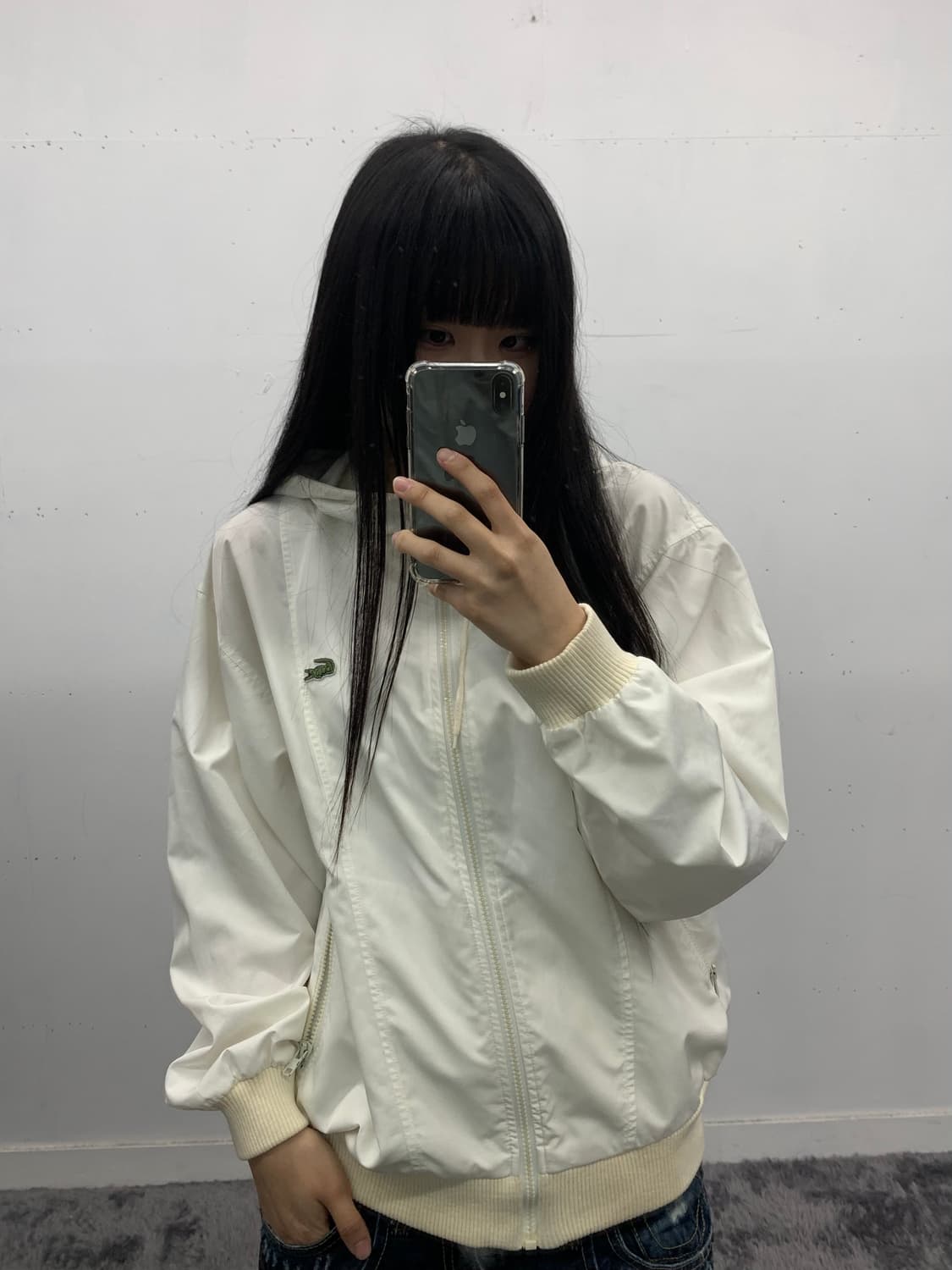 라코스테 90s 후드 윈드브레이커 상품이미지1