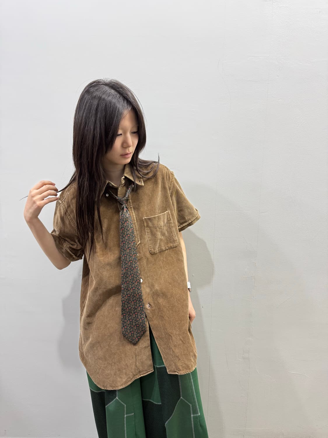 니들스 코듀로이 반팔셔츠 상품이미지3