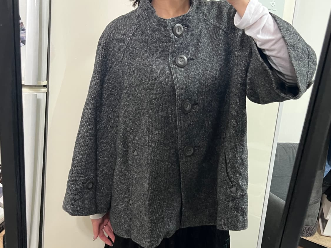 모리걸 갸루 케이프 코트 자켓 상품이미지1