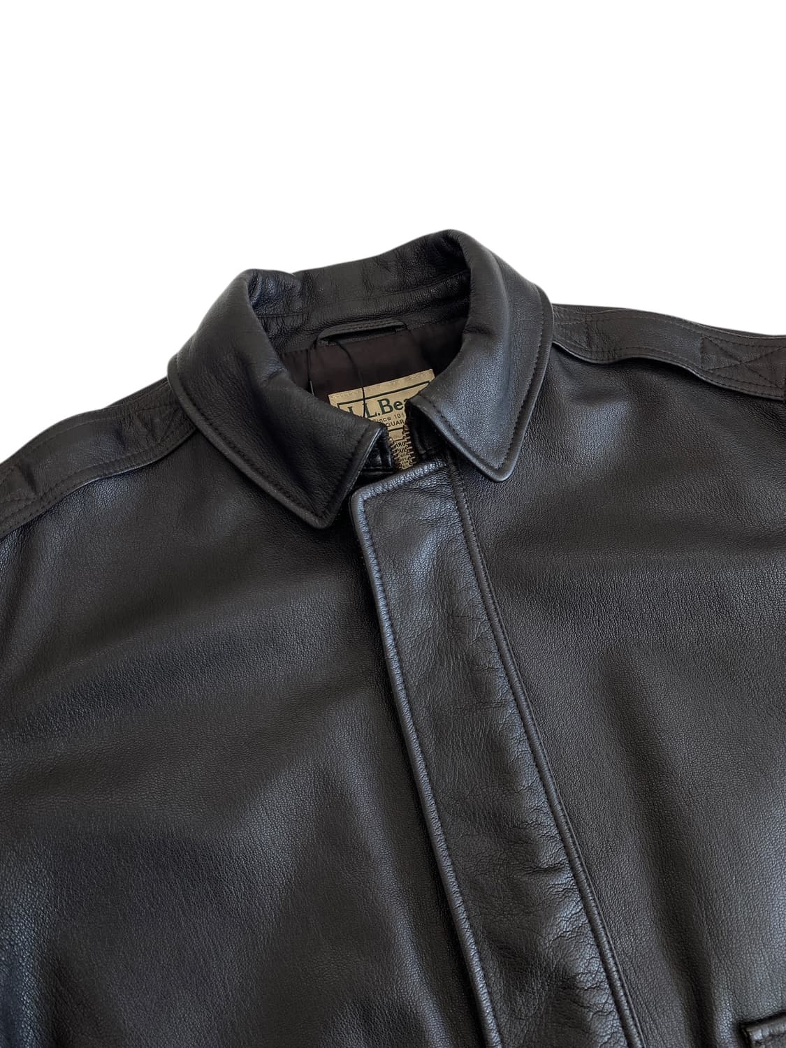 00's 엘엘빈 염소가죽 타입A-2 플라이트 자켓 상품이미지3