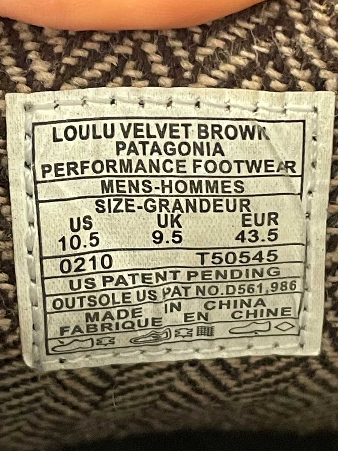 00s Patagonia Loulu Velvet Brown Leather 상품이미지10