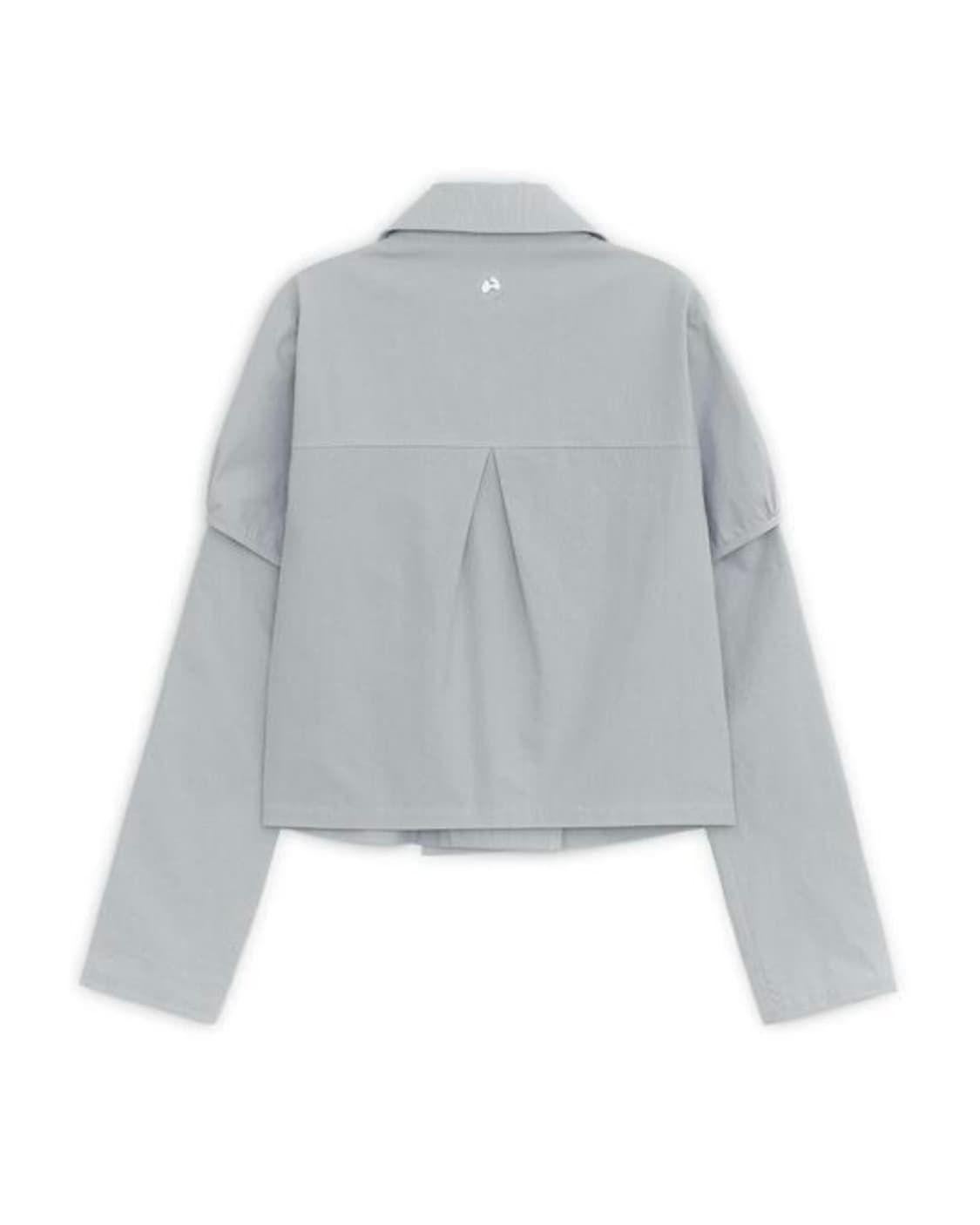 허그유어스킨 디테쳐블 라운드 자켓 그레이시 블루 상품이미지2