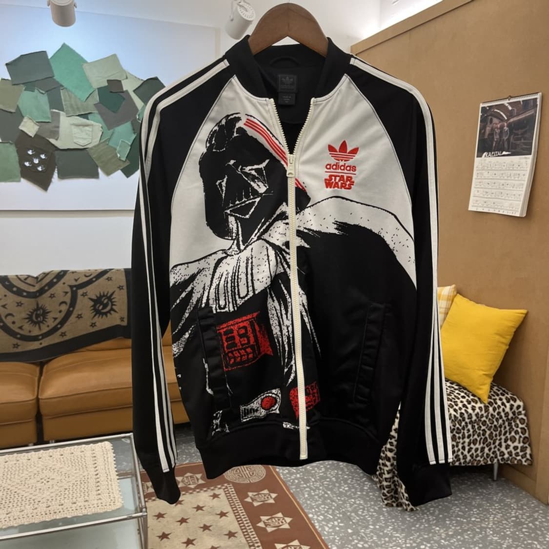 아디다스 X 스타워즈 콜라보 희귀 프린팅 져지 집업 100 C10071 상품이미지3