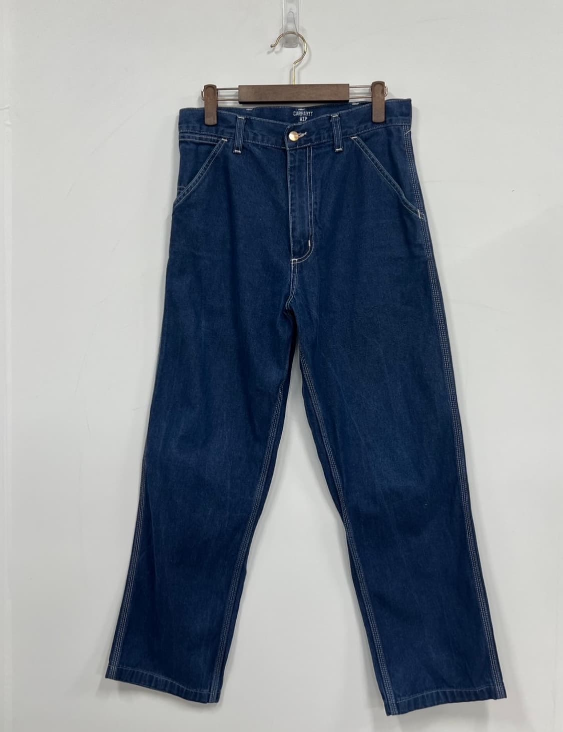 칼하트 WIP 심플 인디고 데님 팬츠 청바지 상품이미지8