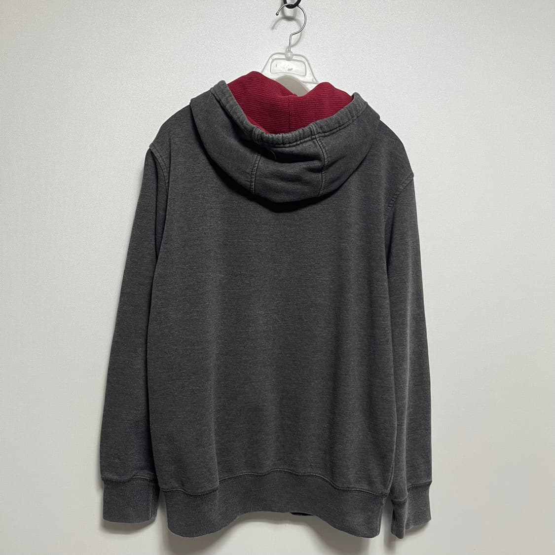 에코 기모 후드집업 차콜 상품이미지7