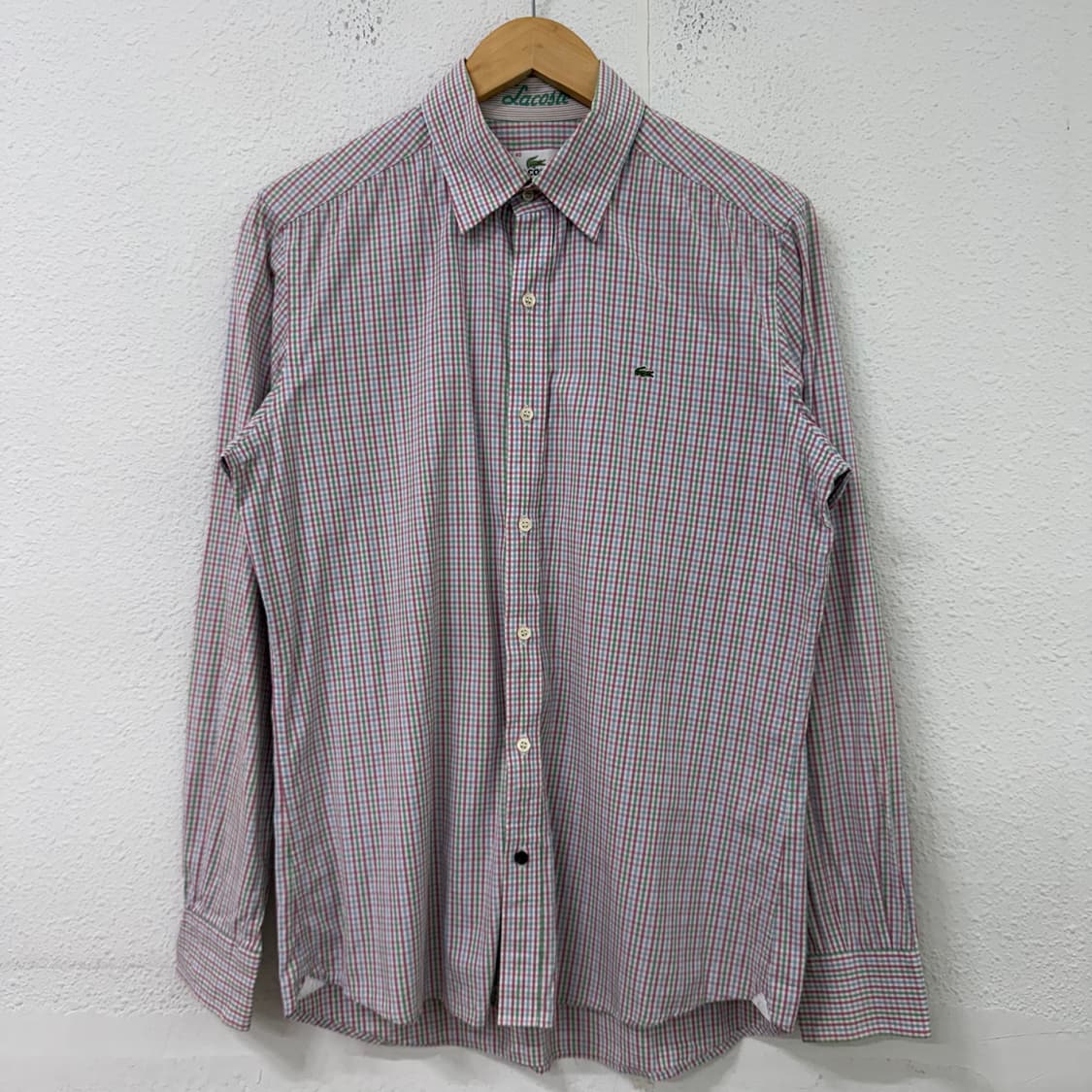 [100] 라코스테 잔체크 드레스 셔츠 남방 1816 상품이미지1