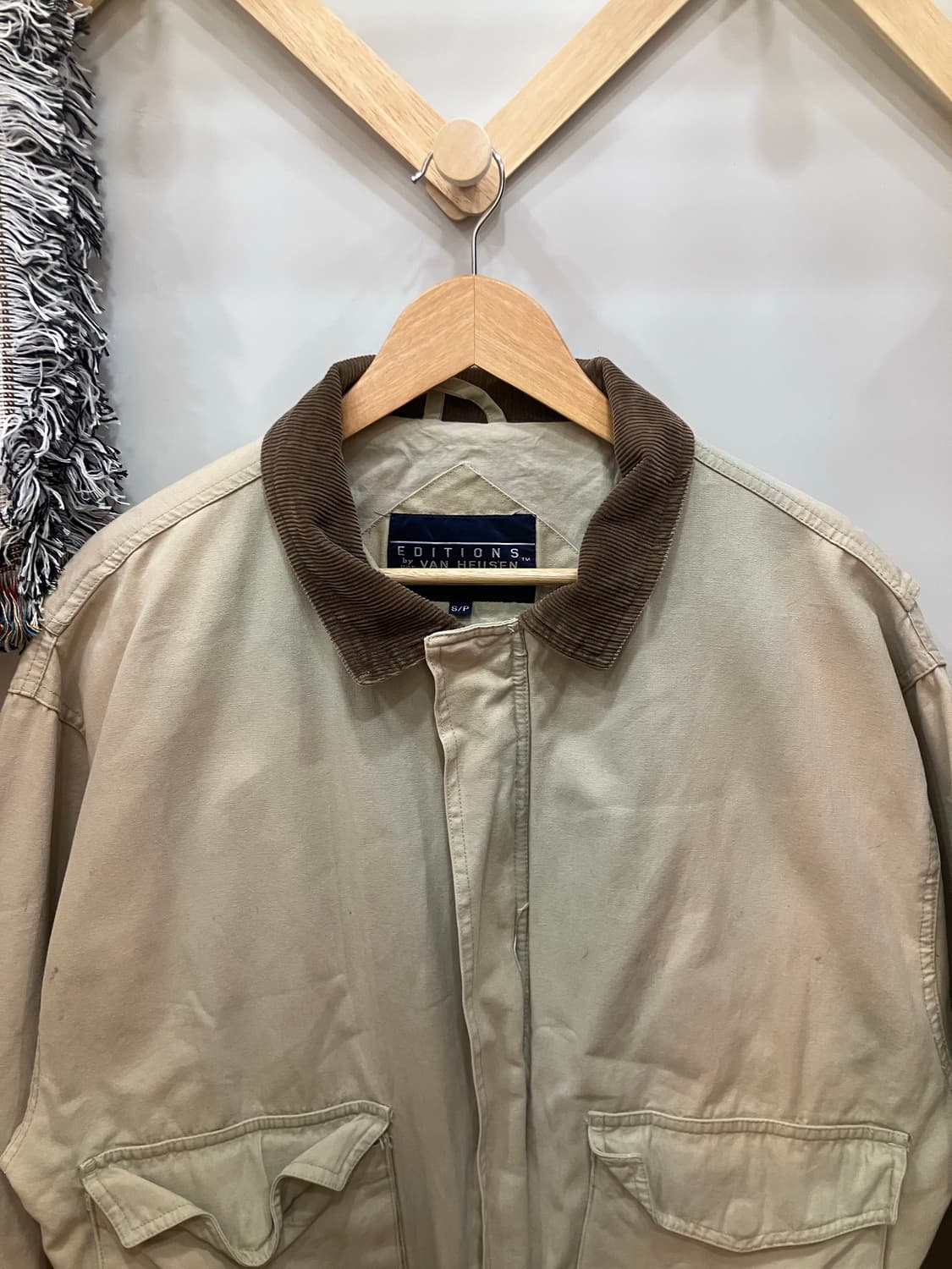 90s Van Heuson 코튼 블루종 상품이미지3