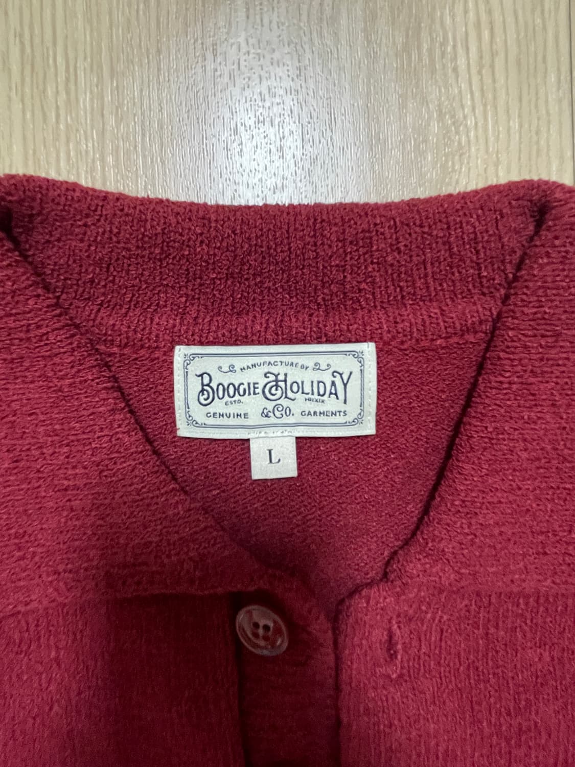 부기홀리데이 폴로 반팔 니트 상품이미지5