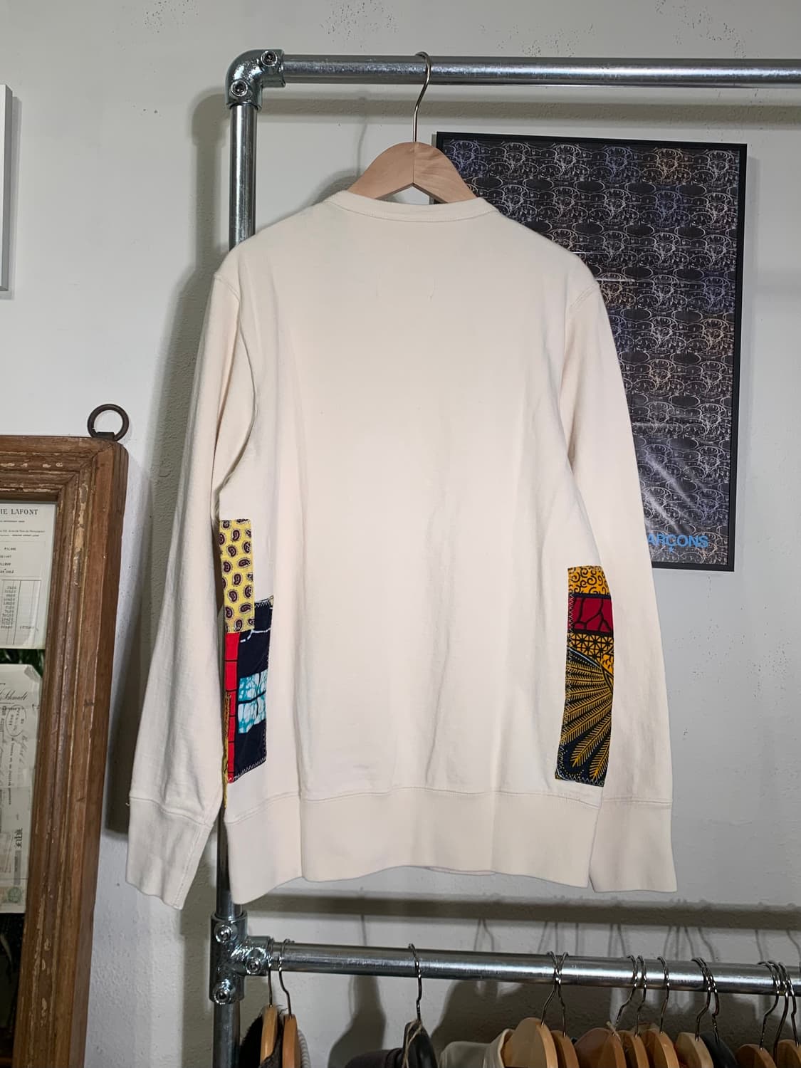 Junya watanabe mertz b schwanen 패치워크 맨투맨 상품이미지6
