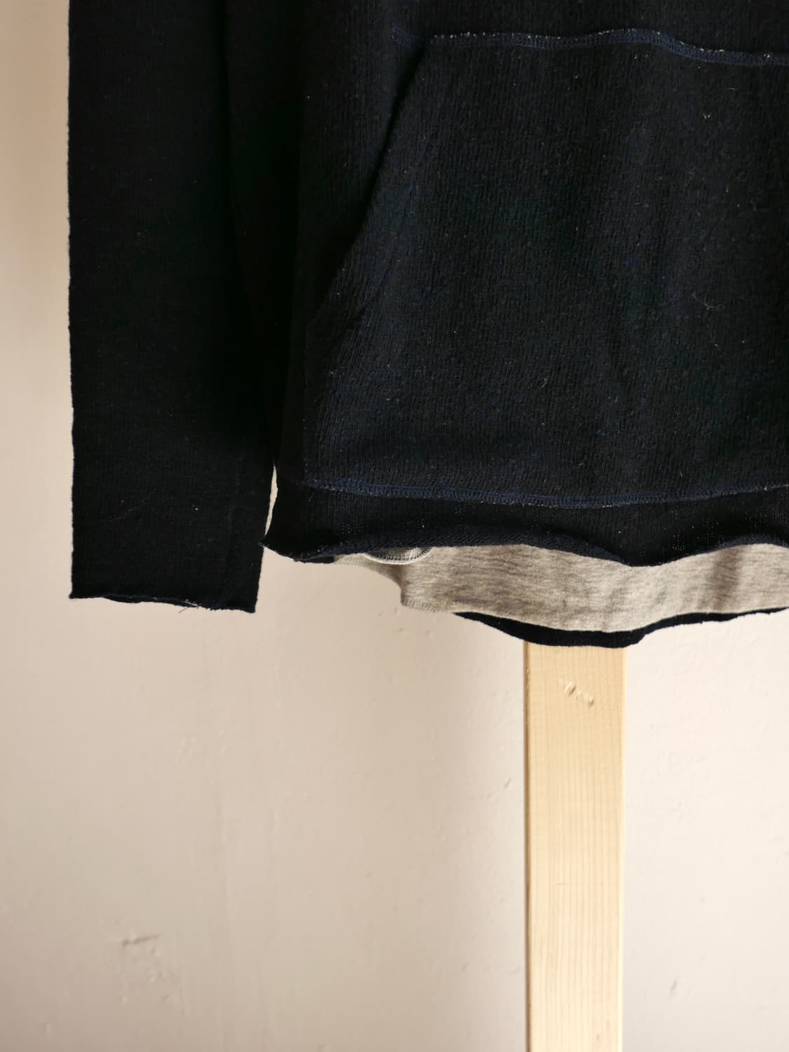 레미 릴리프 레이어드 니트 후디 상품이미지2