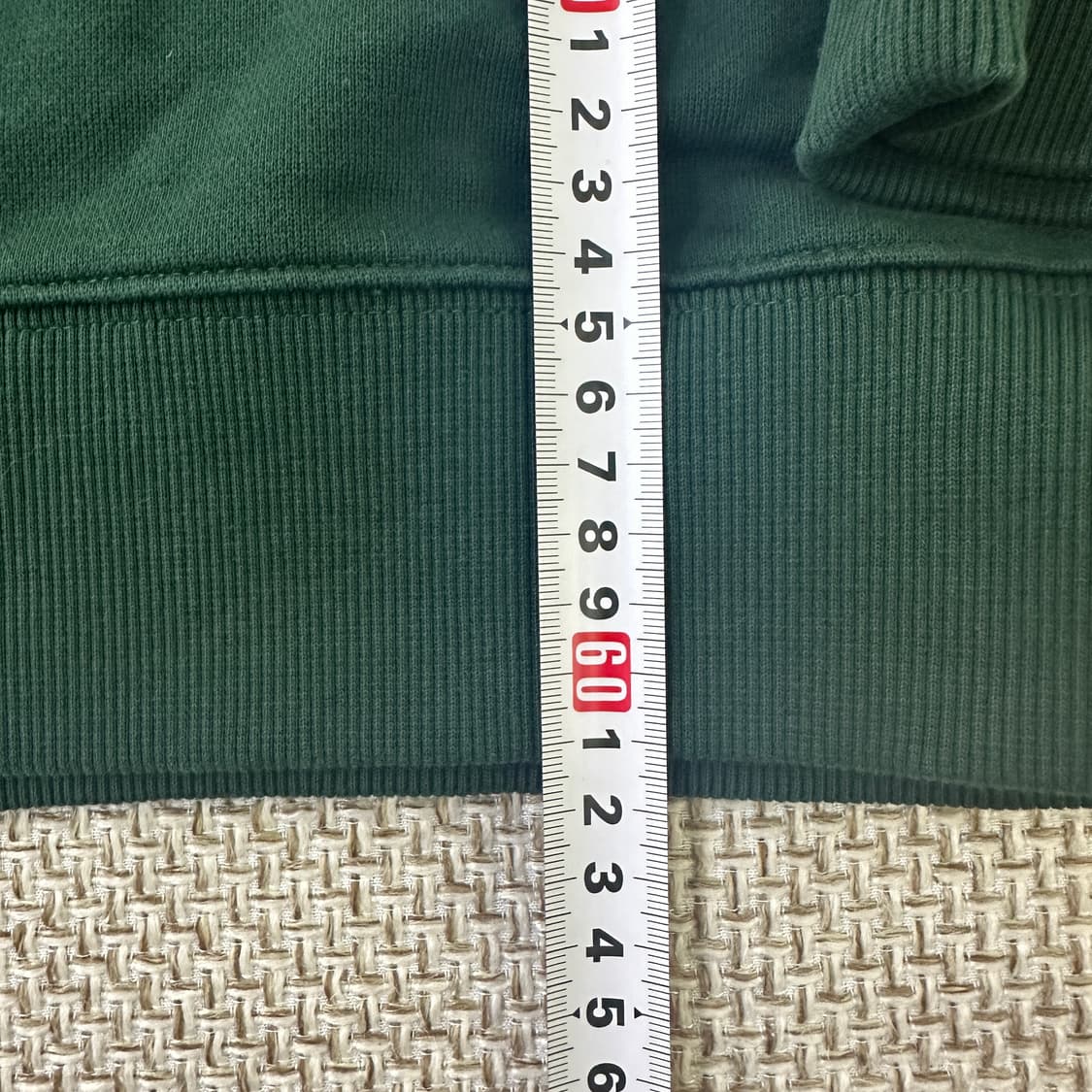 M 헤지스피즈 다크그린 로고 맨투맨 0414D 상품이미지6