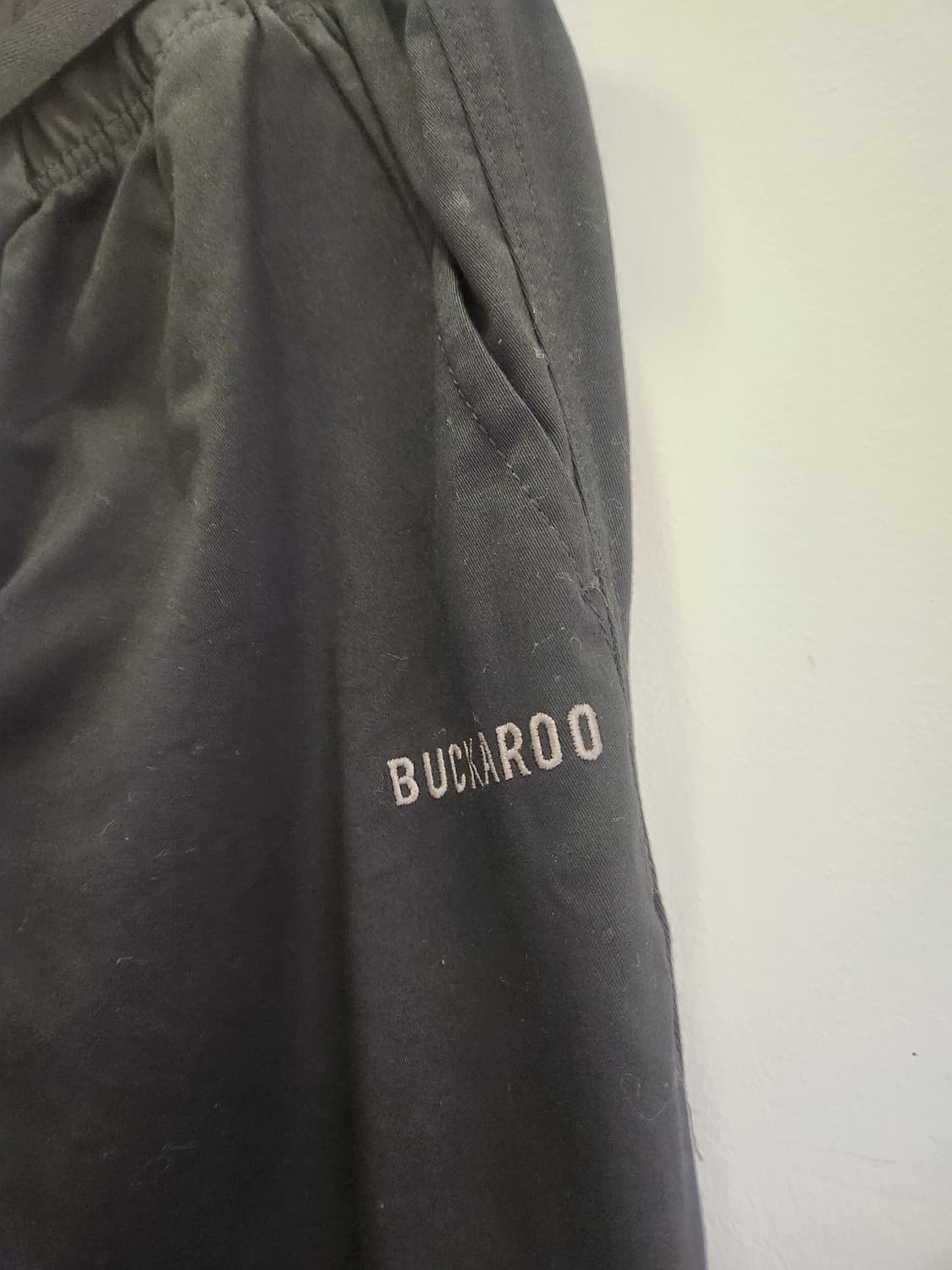 BUCKAROO 블랙 벨트 면바지 새상품 상품이미지3