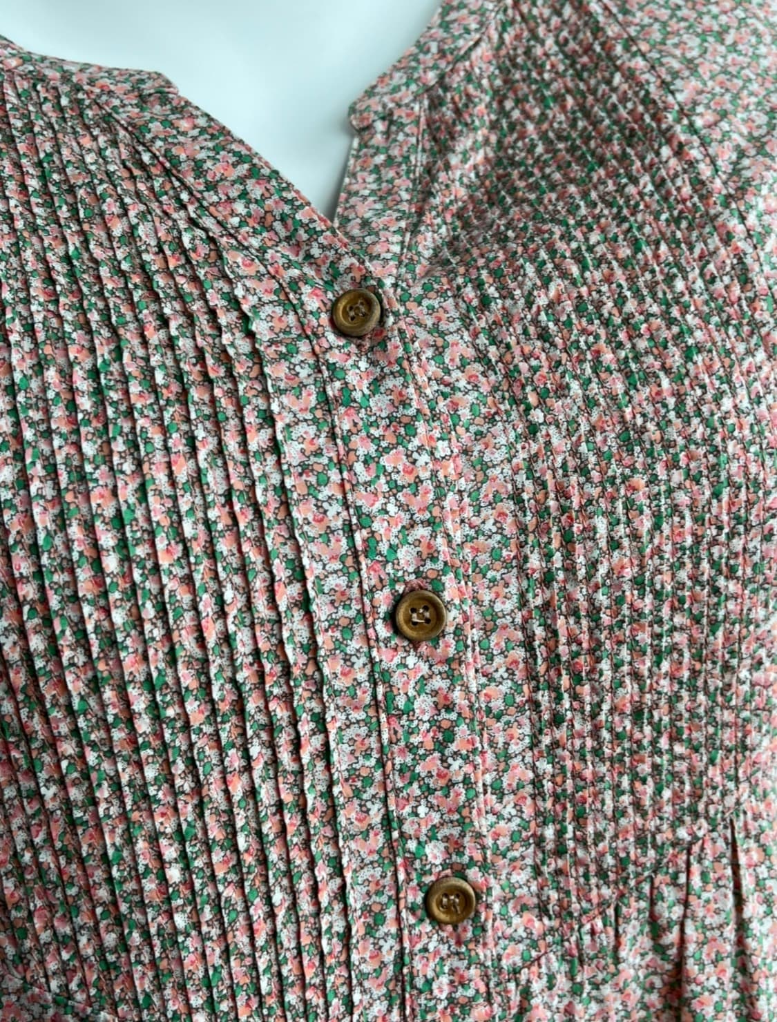 earth music & ecology 잔꽃 내추럴 블라우스 원피스 상품이미지3