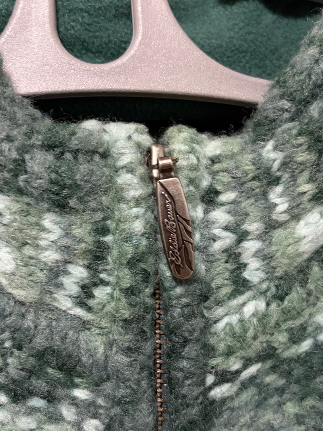 에디바우어 2000s 빈티지 니트집업 상품이미지2