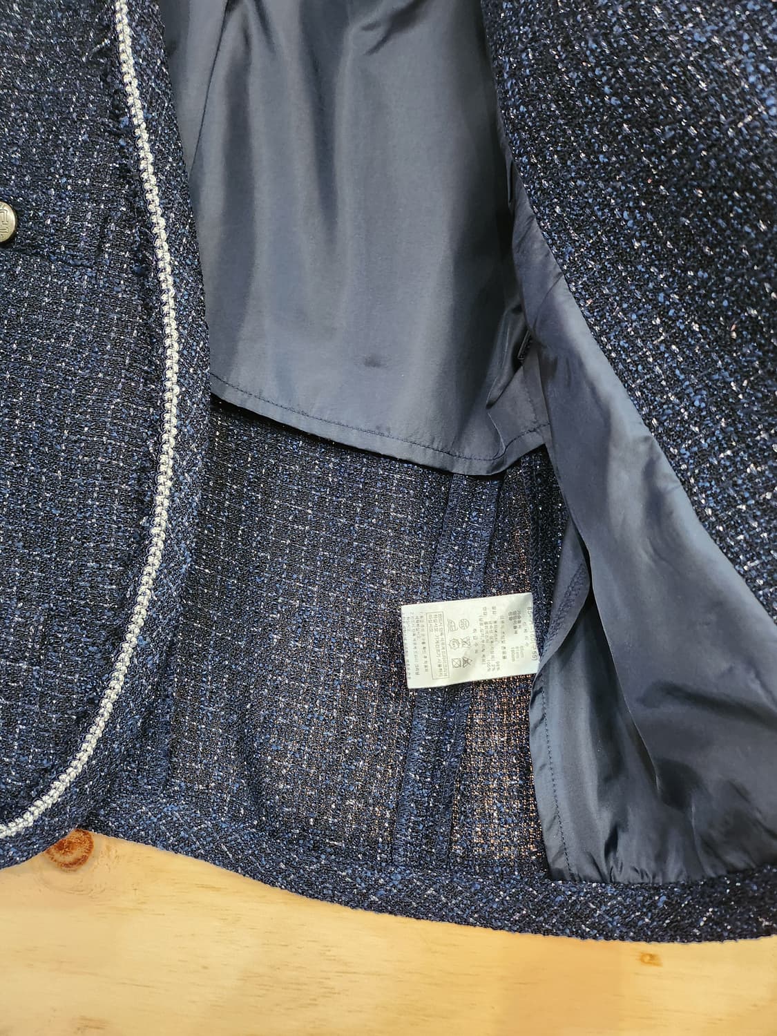 1018) 모르간 morgan 트위드 반팔 자켓 상품이미지3