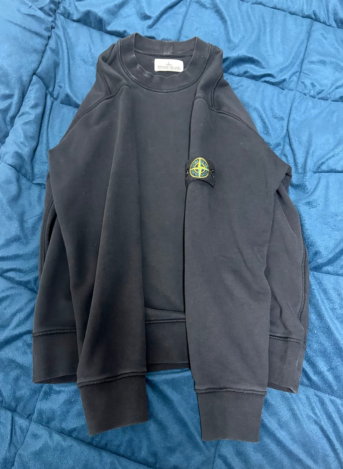 스톤아일랜드 검정 블랙 맨투맨 L 상품이미지3