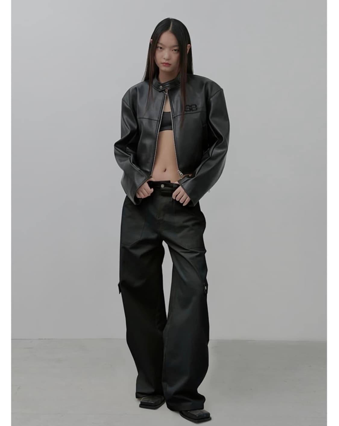 세이스라 와이드 레그 워시드 팬츠 상품이미지2