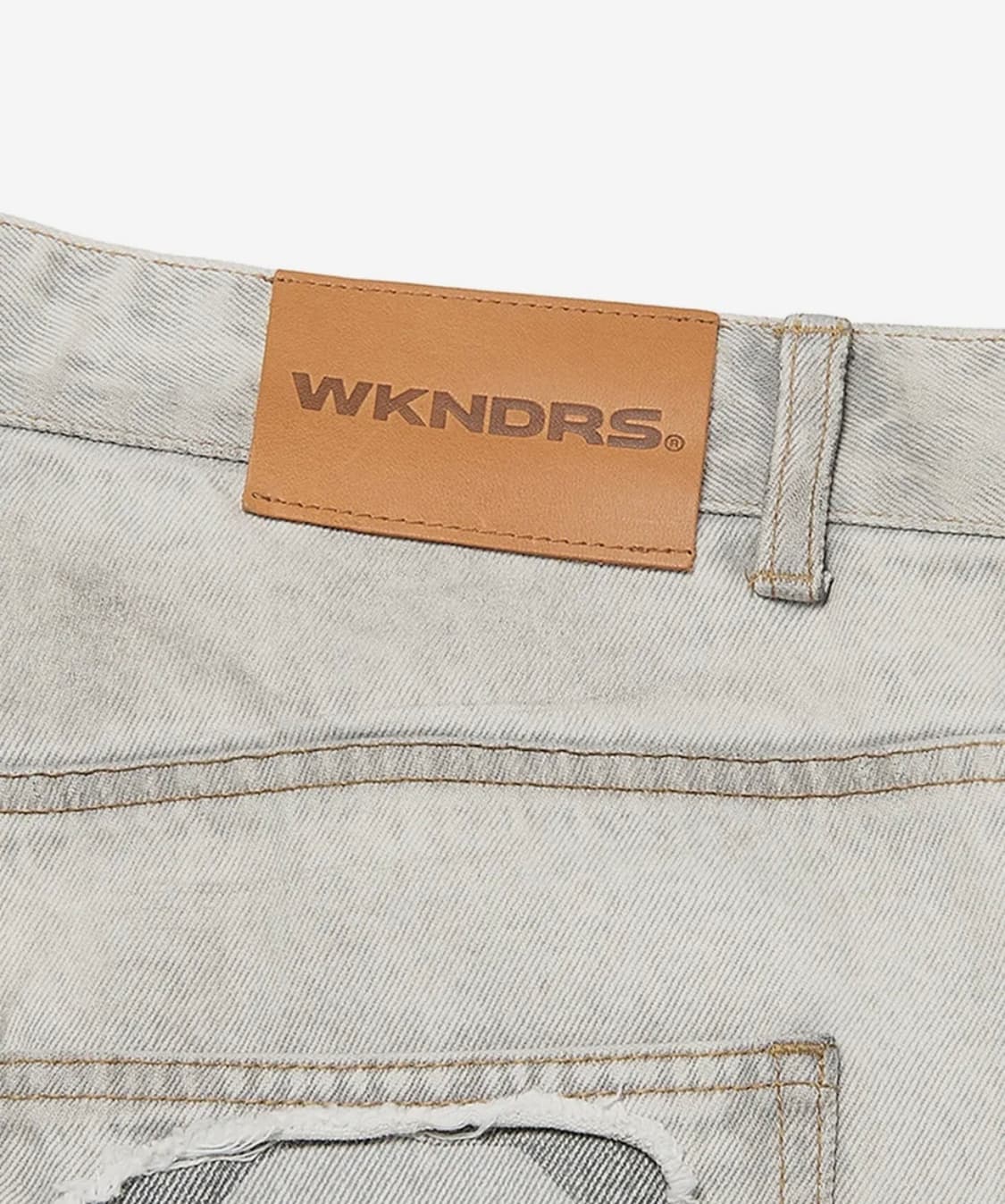 위캔더스 face denim pants (grey) 상품이미지3