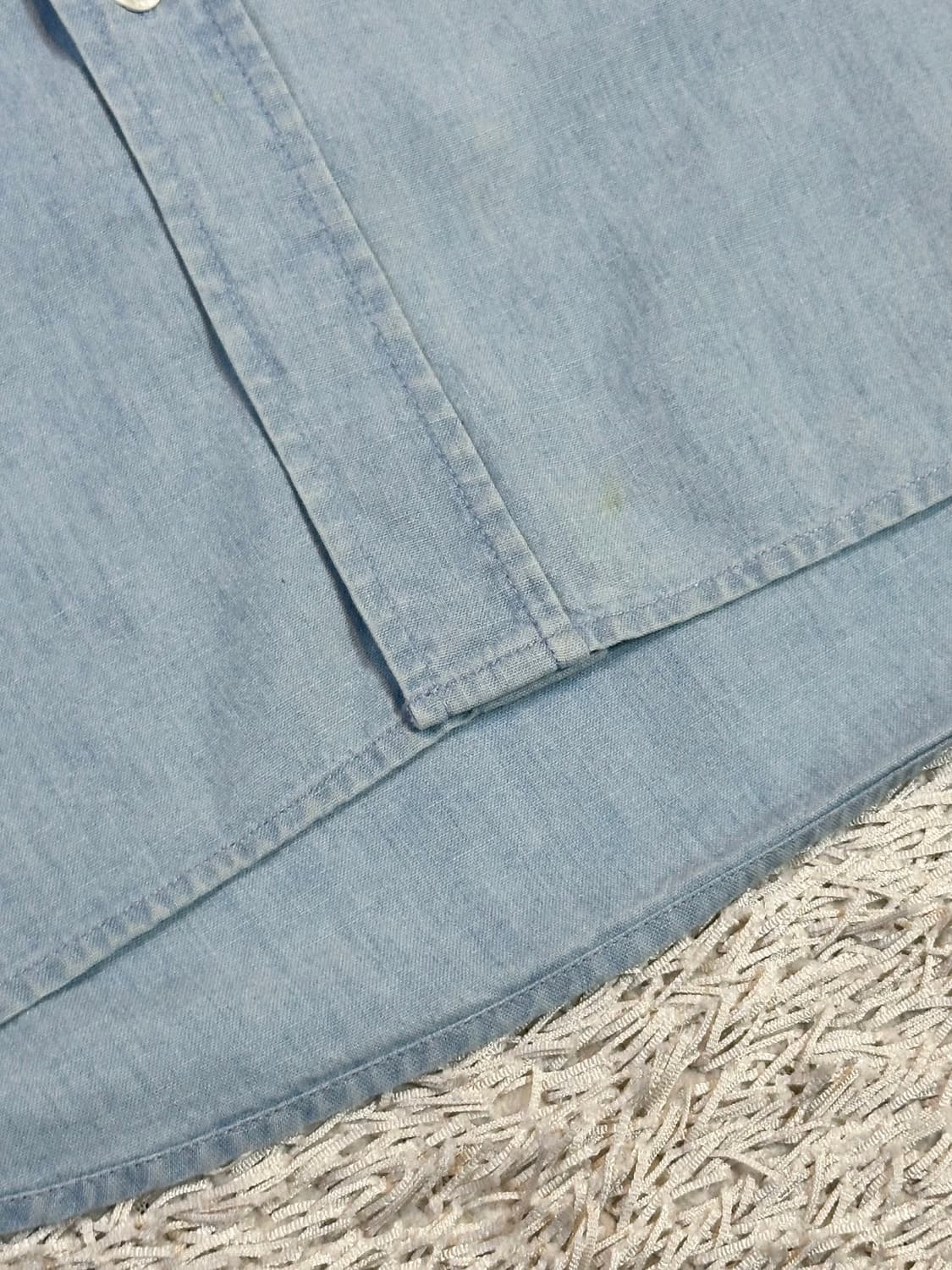 메종키츠네 폭스 헤드 패치 클래식 셔츠 41 상품이미지5