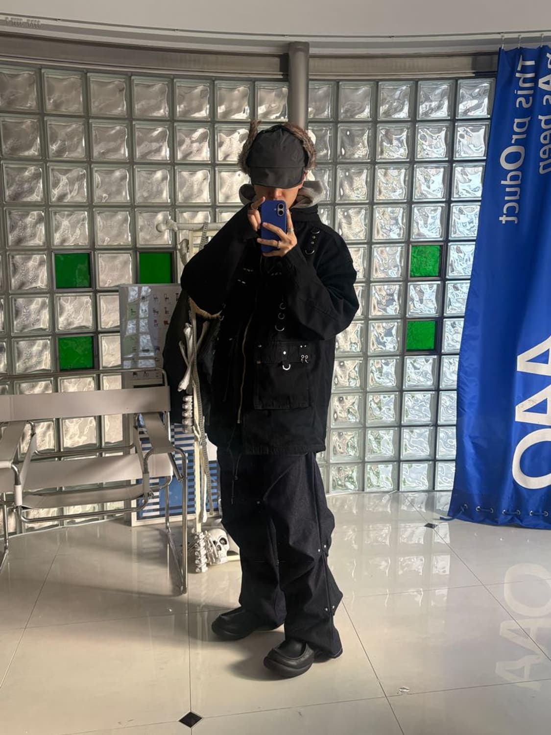 WATER PROOF PADDED FLAP CAP 방수 패딩 플랩 캡 상품이미지3