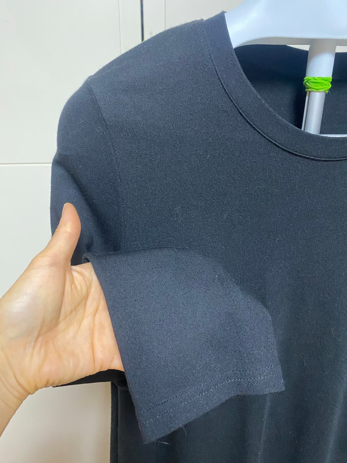 블랙 롱 원피스 시스루 디자인 상품이미지8