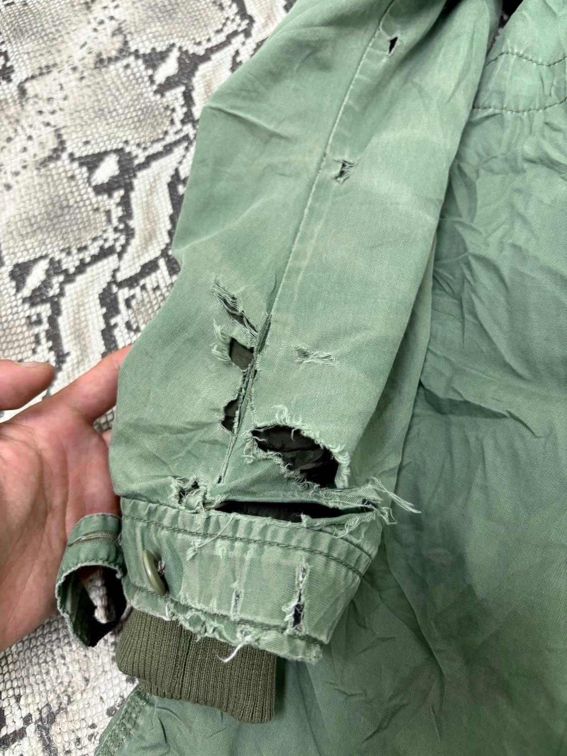 “Back number” Y2K Mood Green Field Jacke 상품이미지7