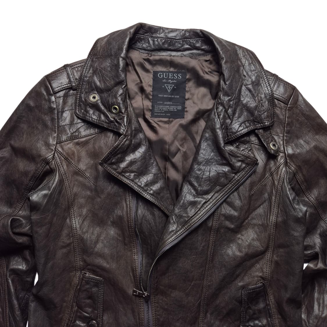 [L] 게스 양가죽 라이더 자켓 상품이미지2