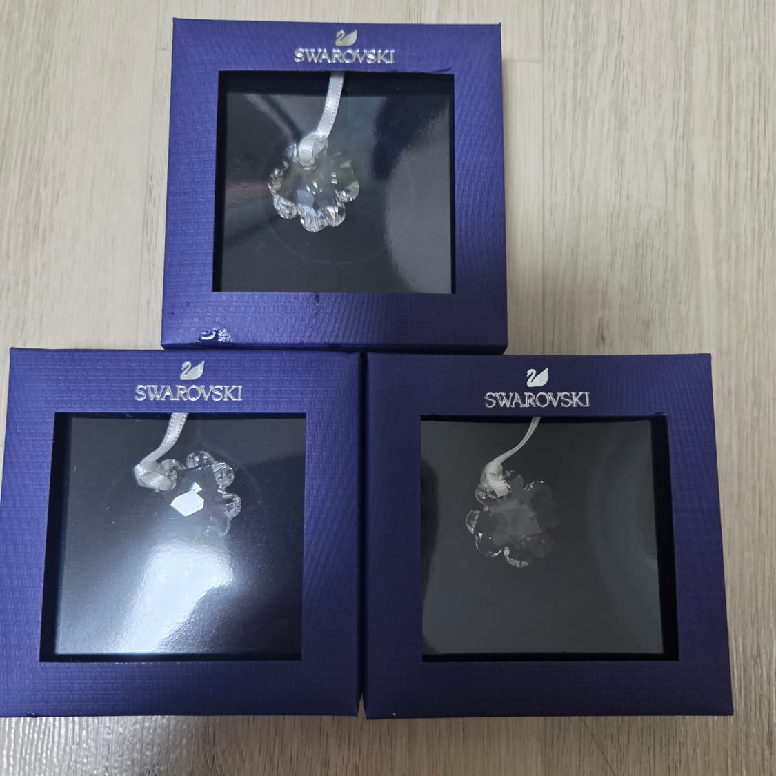 새제품 3개일괄)스와로브스키 크로버 오너먼트 3개 일괄 상품이미지5