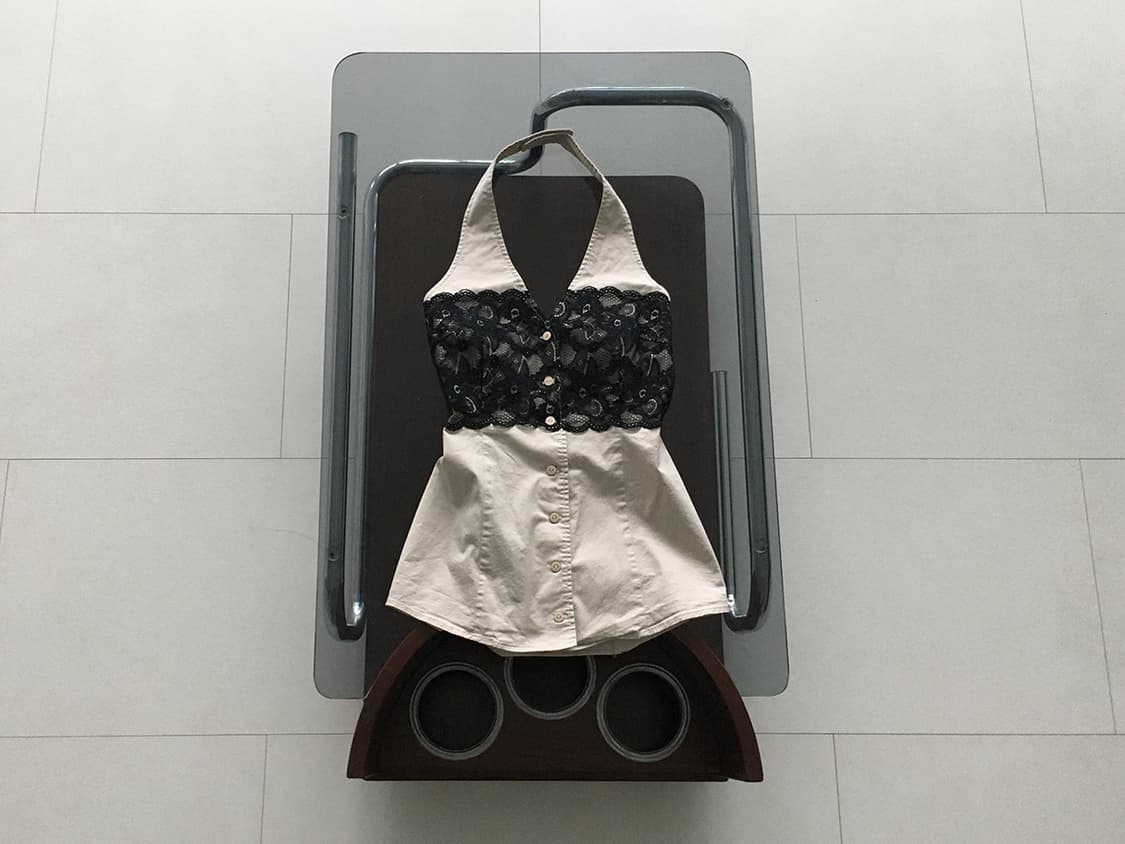 lace halter top 상품이미지1
