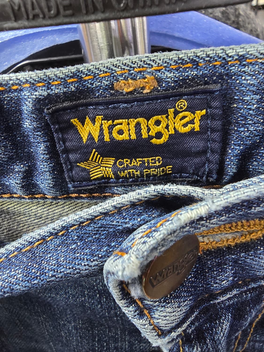 랭글러 호랑이 패치 데님 청바지 (1402) 상품이미지3