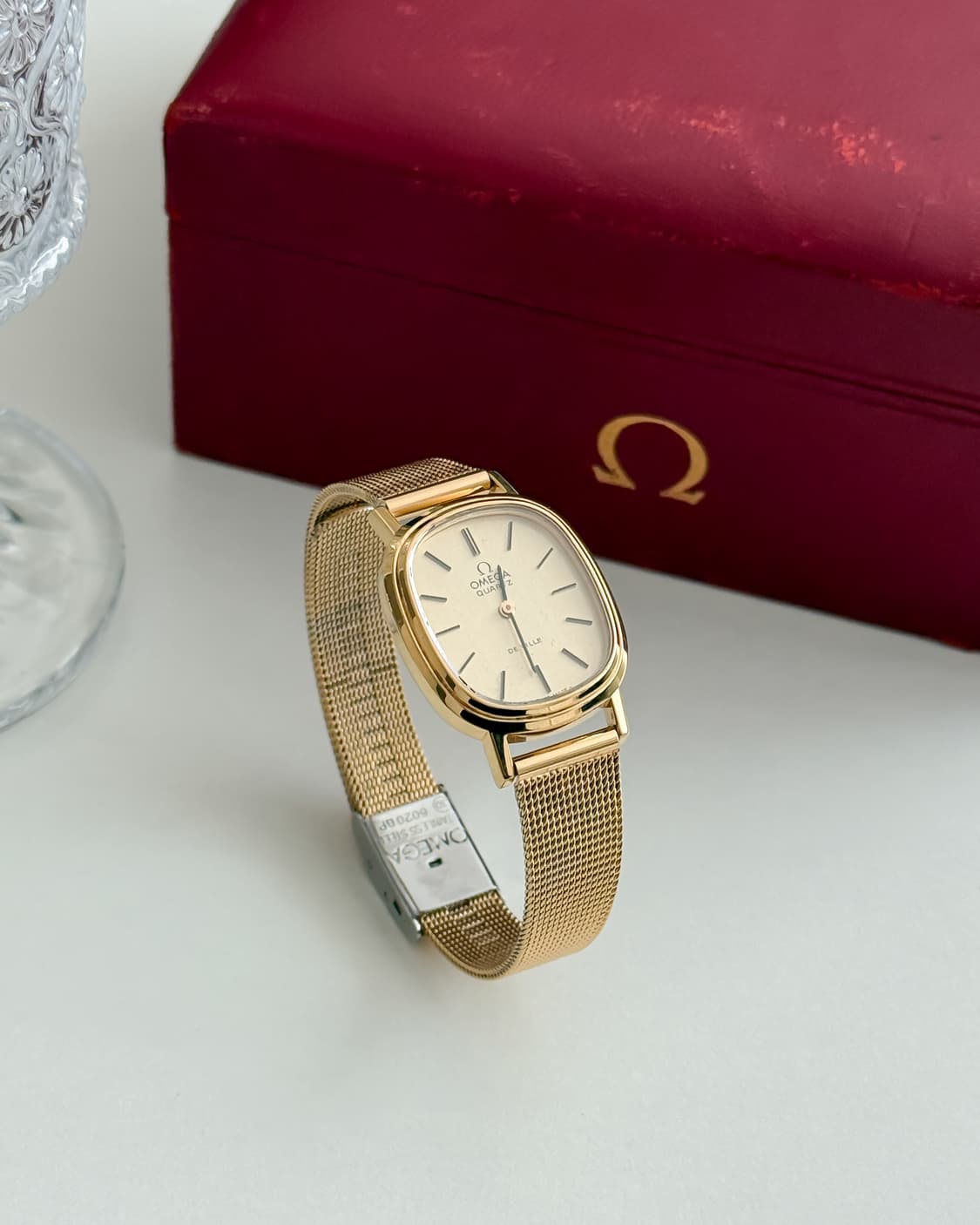 오메가 드빌 레이디 골드 시계 상품이미지3