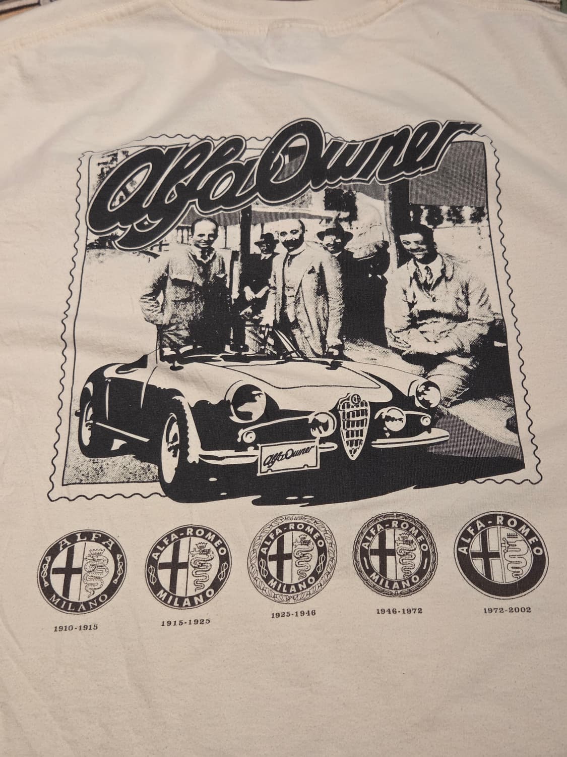 알파 로메오 오너 클럽 티셔츠 상품이미지4