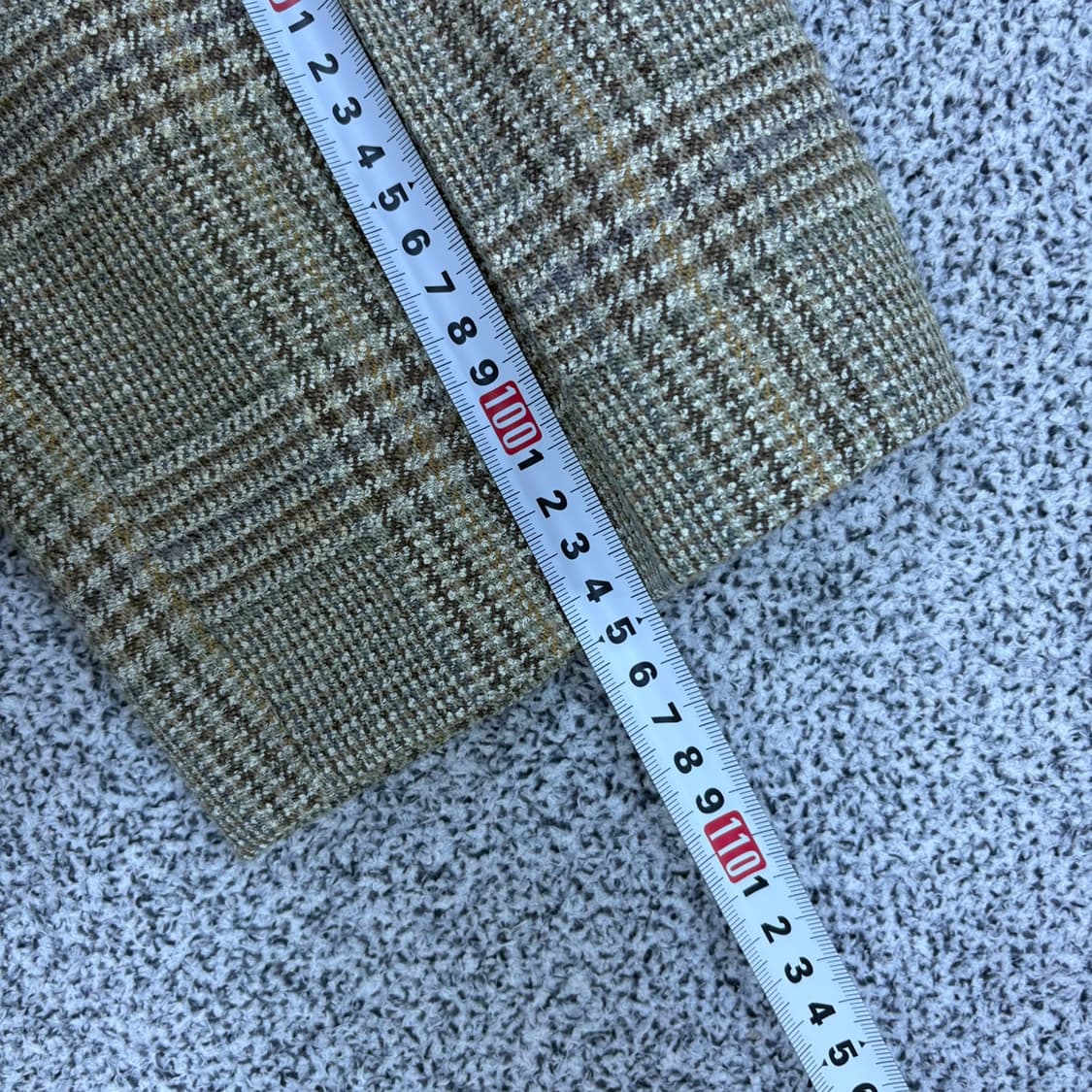 100 먼싱웨어 체크 울 레이온 바지 0414J 상품이미지9